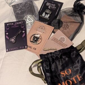 NEW Witchy Pin Bundle With Bag